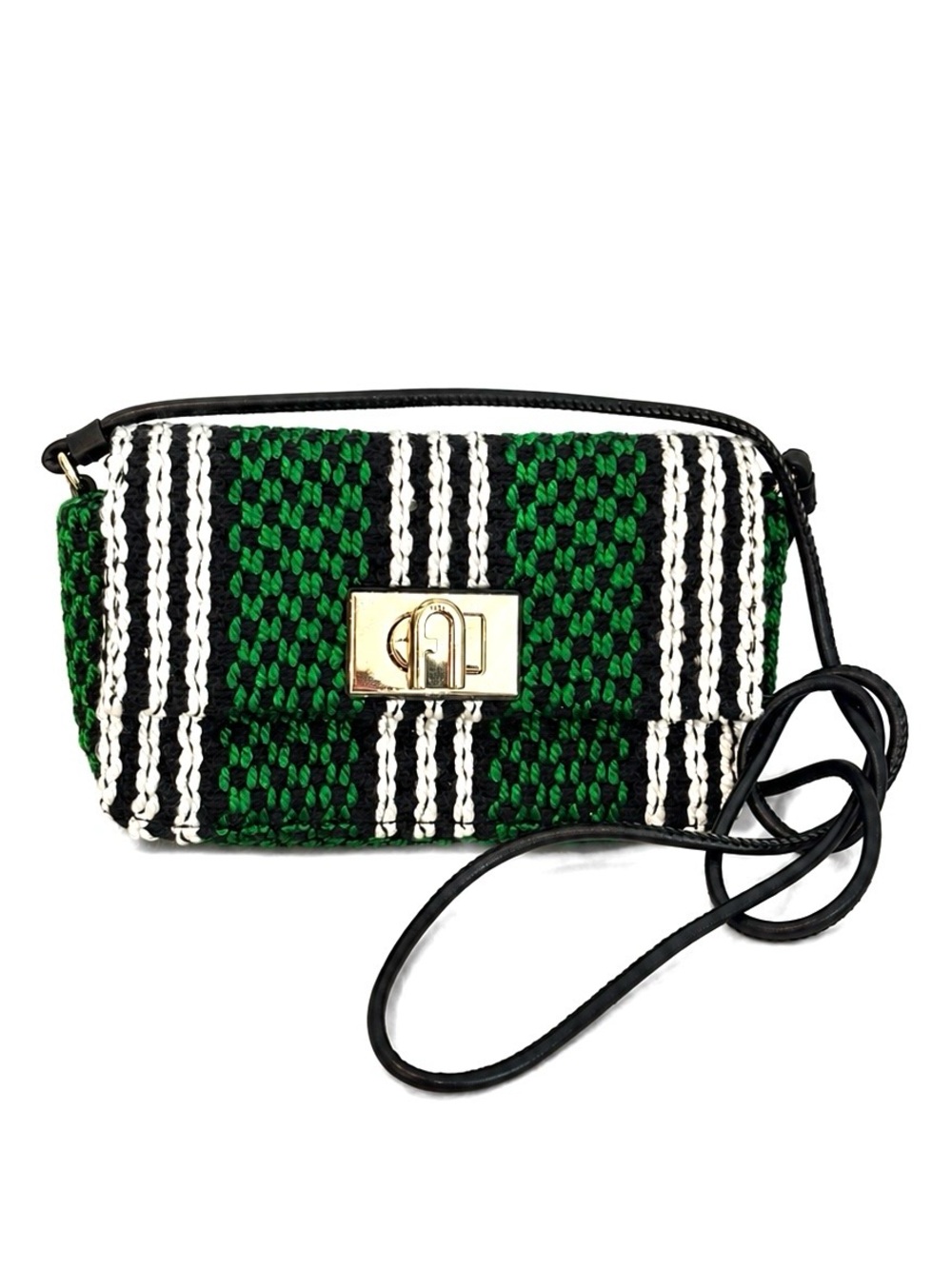 FURLA Mini 1927 Soft Crossbody Bag in the distinctive colorway Toni Volt.